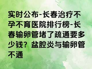 实时公布-长春治疗不孕不育医院排行榜-长春输卵管堵了疏通要多少钱？盆腔炎与输卵管不通